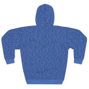 All The Rappers of Hip-Hop Legacy Hoodie Back (Blue/Black)