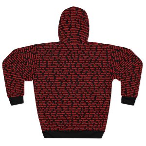 All The Rappers of Hip-Hop Legacy Hoodie Back (Black/Red)